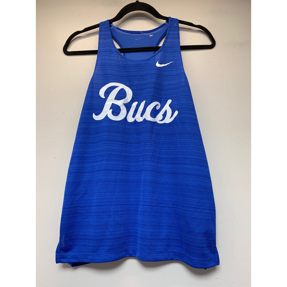 Nike Tank Top Womens XL Blue Excellent Bucs Dri-FIT Racerback Athletic Shirt